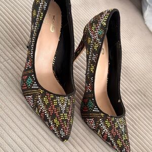 Mix No. 6 Multicolor Patterned Heels